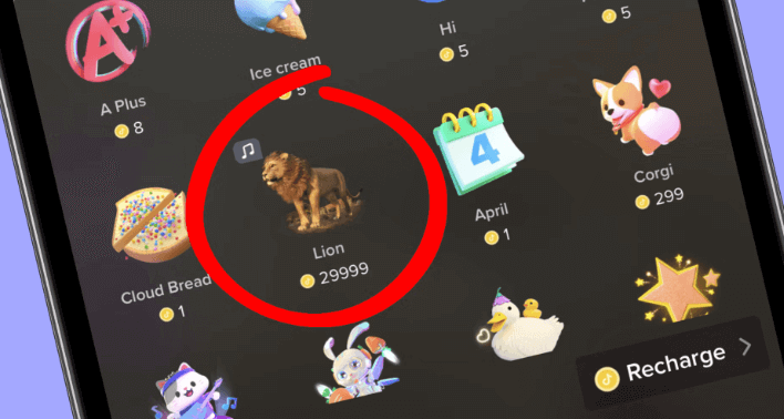 TikTok Lion