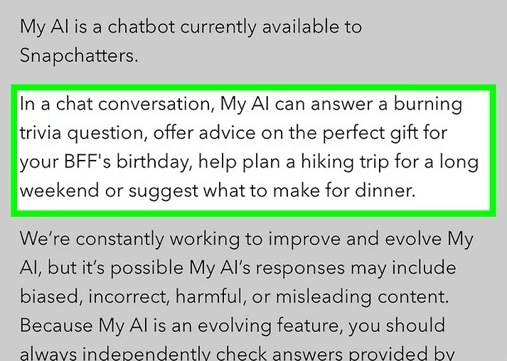 What is My AI on SnapChat?