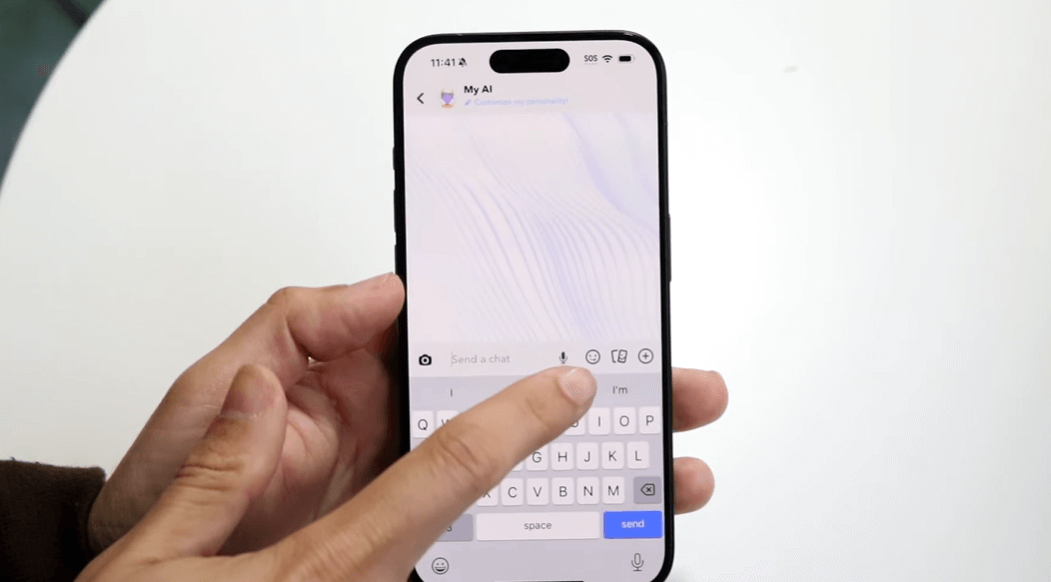 Access the Sticker Menu