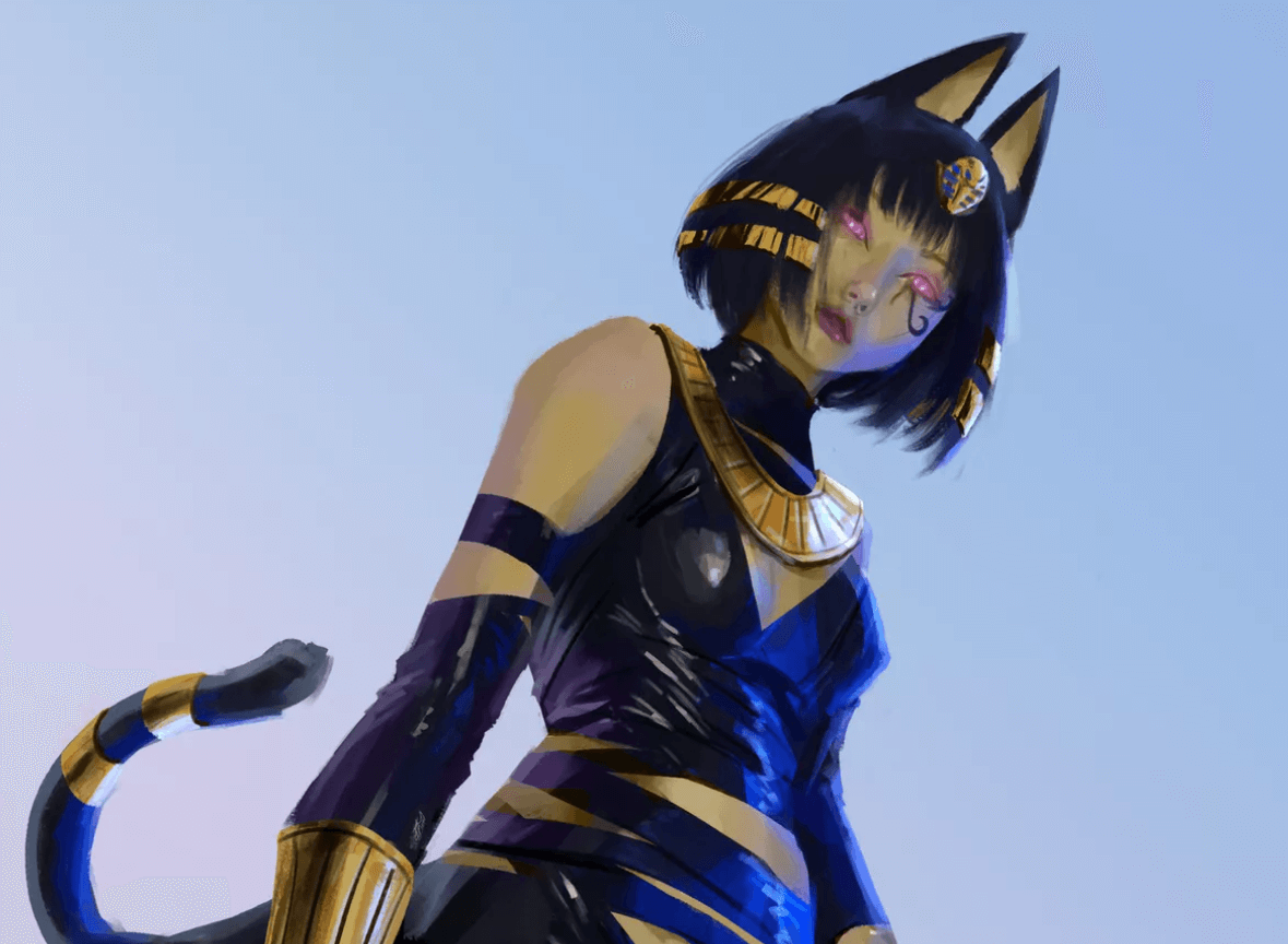 Ankha in Animal Crossing