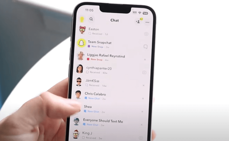 Navigate to the chat screen