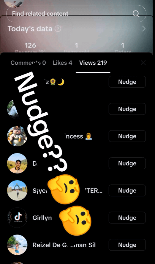 Nudge on TikTok