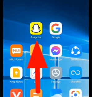 Open Snapchat 