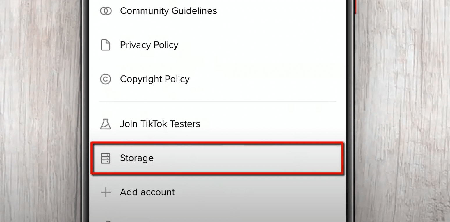 Locate Storage Section