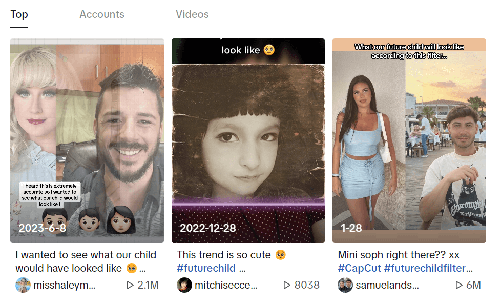 the Future Child Filter Trend 