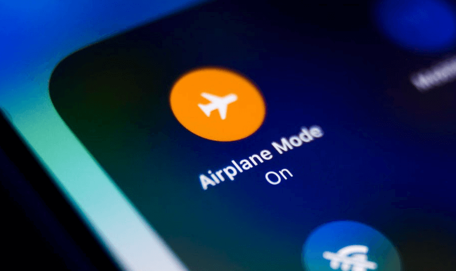 turn on airplane mode
