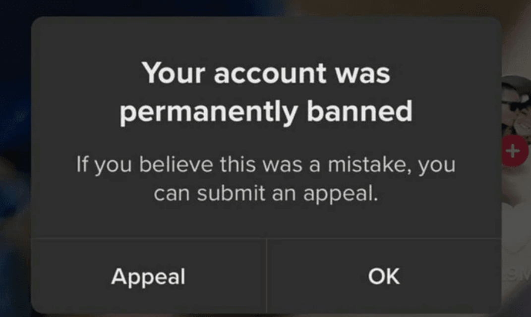 Permanent bans on TikTok