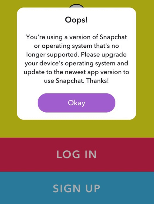 Reasons Snapchat Logs You Out