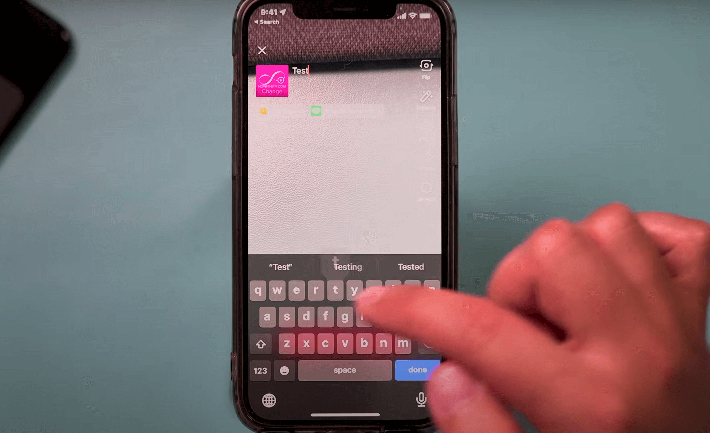 Select a catchy image and a compelling title for your live video to attract viewers.