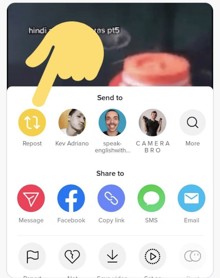 TikTok's Repost Feature