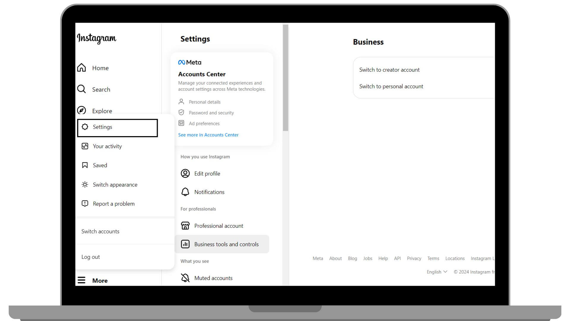 Find Your Old Instagram Bios in desktop