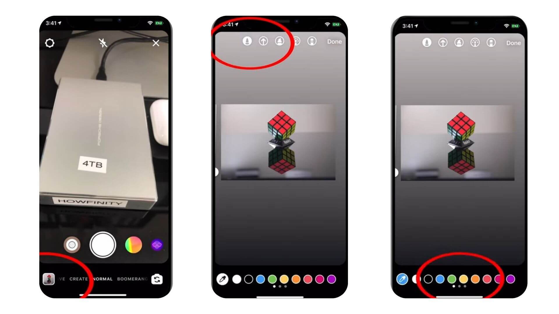 Steps to Change the Background Color in Instagram Stories Using the Create Feature